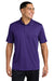 Sport-Tek ST550 Mens Competitor Moisture Wicking Short Sleeve Polo Shirt Purple Model Front