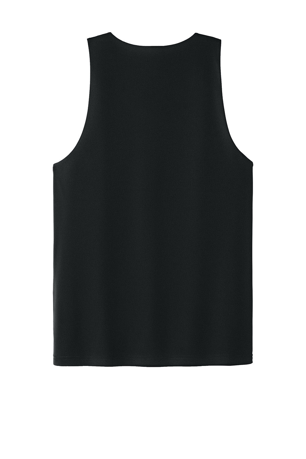 Sport-Tek ST551 Mens PosiCharge Competitor Rev Tank Top Black/White Flat Back