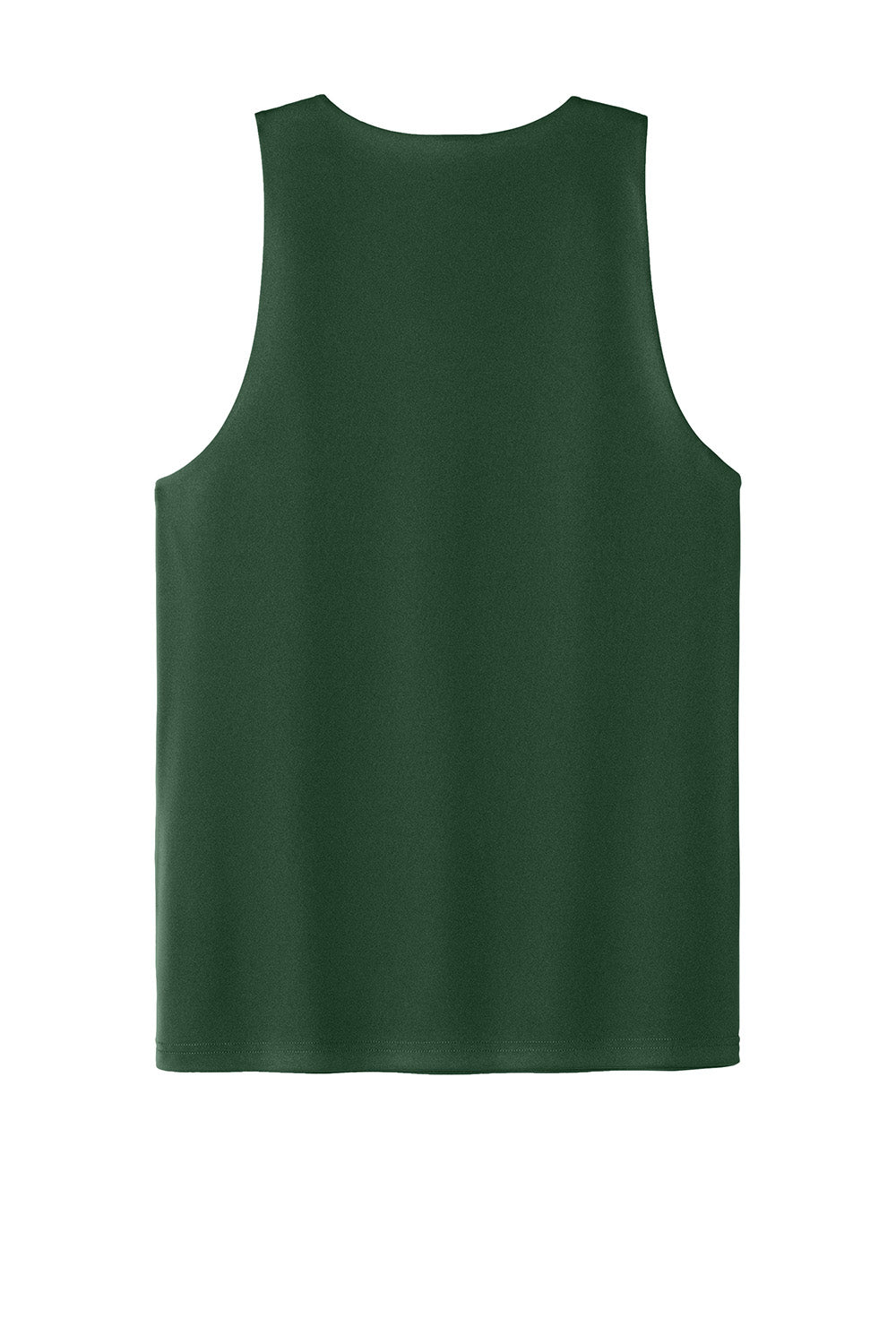 Sport-Tek ST551 Mens PosiCharge Competitor Rev Tank Top Forest Green/White Flat Back