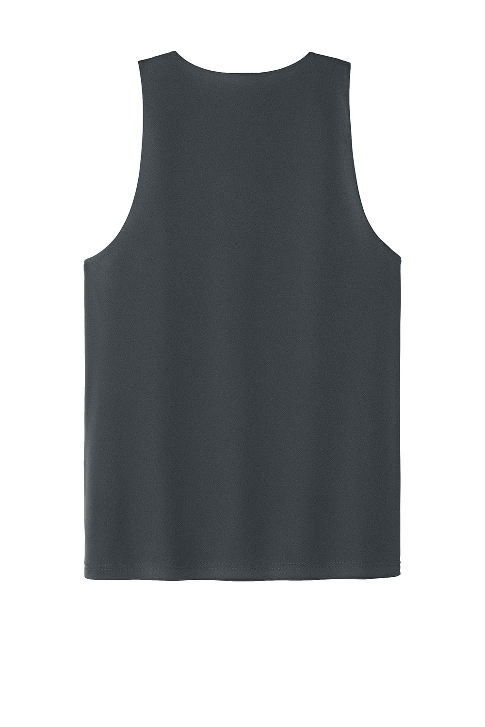 Sport-Tek ST551 Mens PosiCharge Competitor Rev Tank Top Iron Grey/White Flat Back