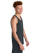 Sport-Tek ST551 Mens PosiCharge Competitor Rev Tank Top Iron Grey/White Model Side