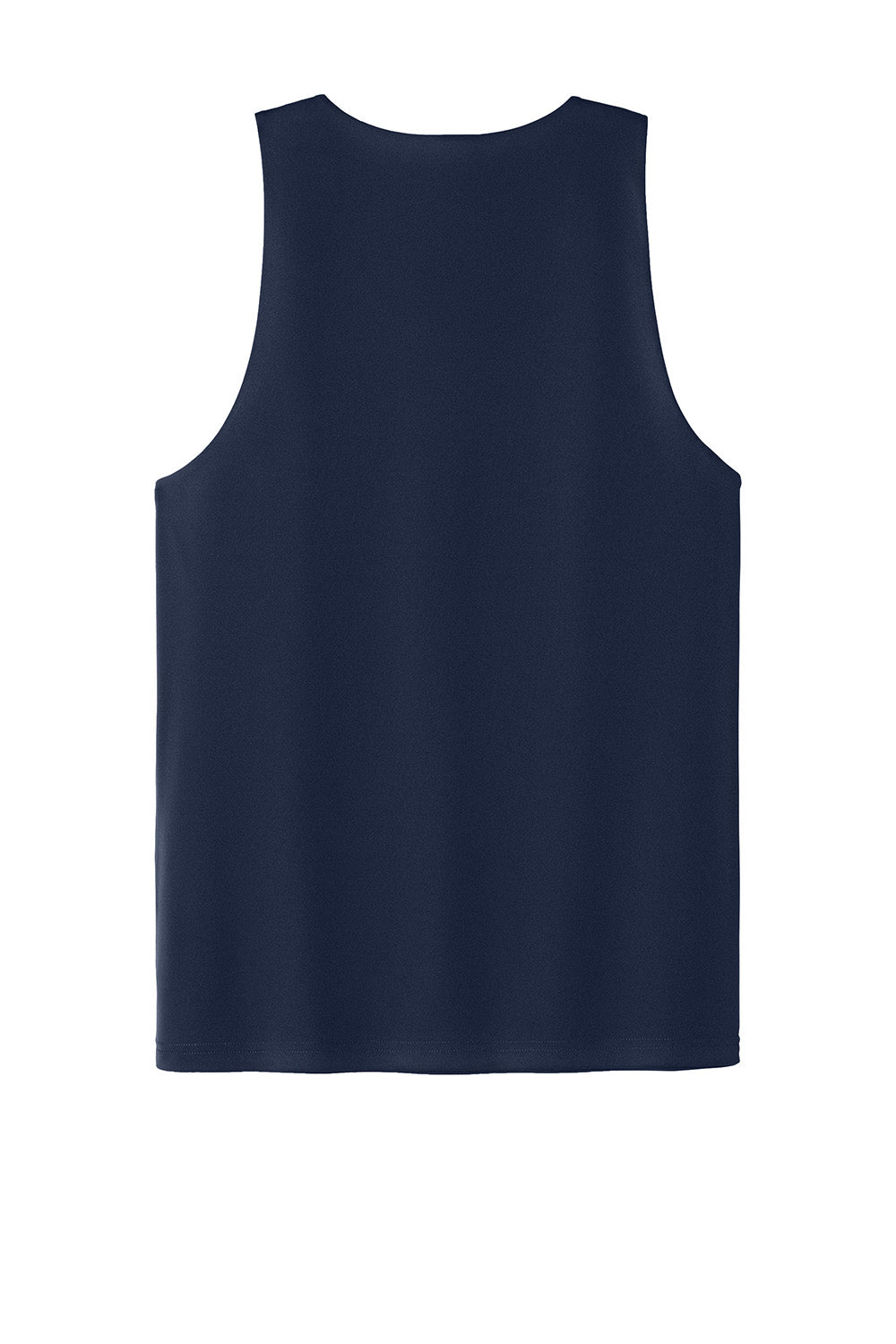 Sport-Tek ST551 Mens PosiCharge Competitor Rev Tank Top True Navy Blue/White Flat Back