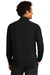 Sport-Tek ST560 Mens Flex Fleece Moisture Wicking Full Zip Sweatshirt Black Model Back