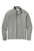 Sport-Tek ST560 Mens Flex Fleece Moisture Wicking Full Zip Sweatshirt Heather Light Grey Flat Front