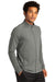 Sport-Tek ST560 Mens Flex Fleece Moisture Wicking Full Zip Sweatshirt Heather Light Grey Model 3q