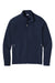 Sport-Tek ST560 Mens Flex Fleece Moisture Wicking Full Zip Sweatshirt True Navy Blue Flat Front