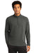 Sport-Tek ST561 Mens Flex Fleece Moisture Wicking 1/4 Zip Sweatshirt Heather Dark Grey Model Front