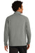 Sport-Tek ST561 Mens Flex Fleece Moisture Wicking 1/4 Zip Sweatshirt Heather Light Grey Model Back