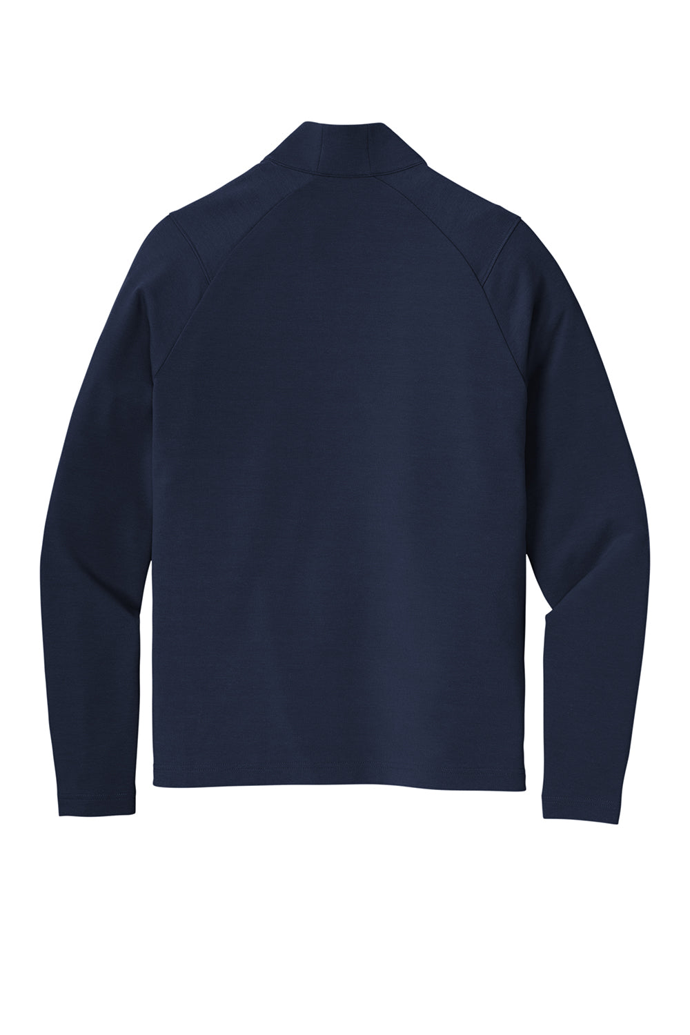 Sport-Tek ST561 Mens Flex Fleece Moisture Wicking 1/4 Zip Sweatshirt True Navy Blue Flat Back