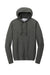 Sport-Tek ST562 Mens Flex Fleece Moisture Wicking Hooded Sweatshirt Hoodie Heather Dark Grey Flat Front