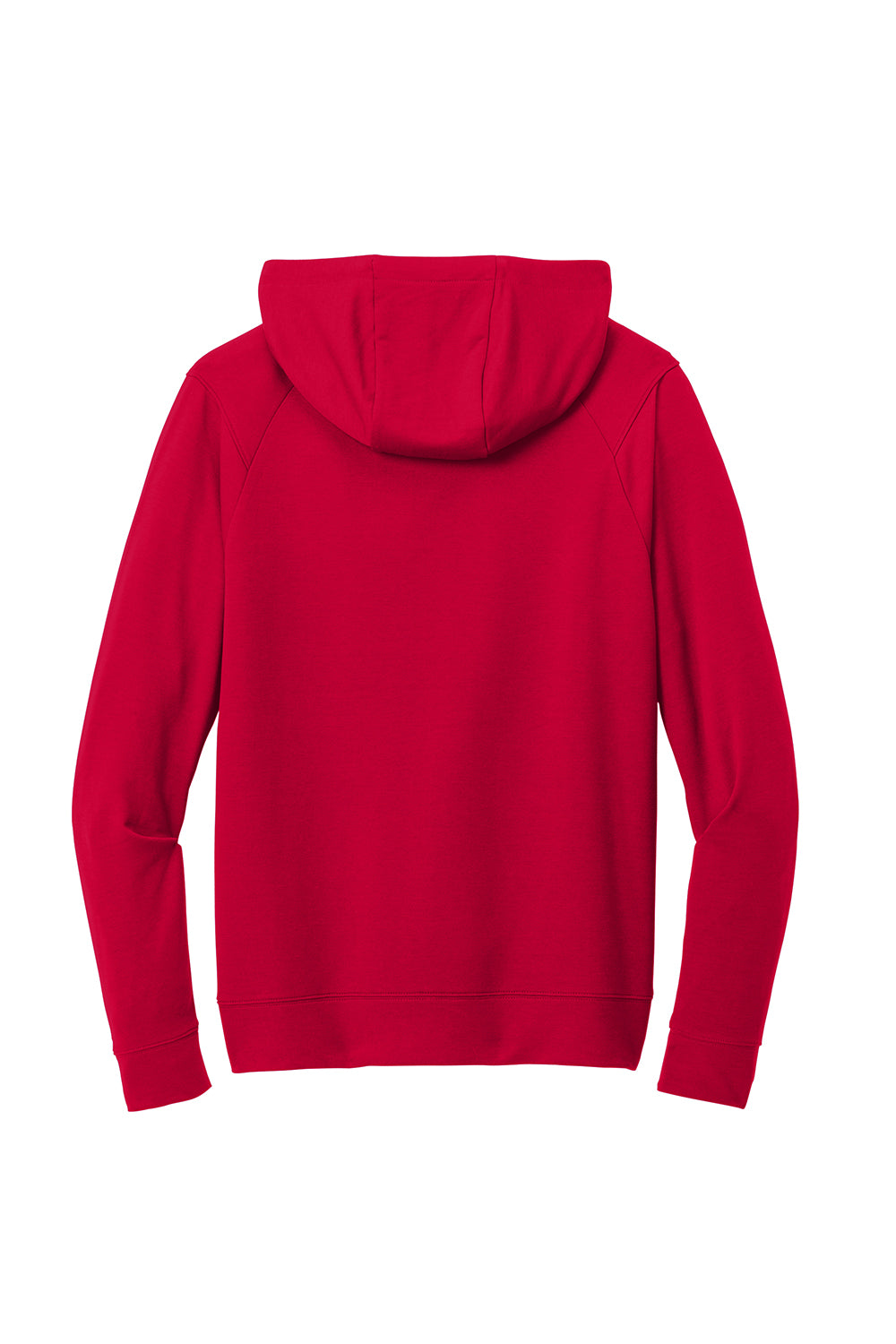 Sport-Tek ST562 Mens Flex Fleece Moisture Wicking Hooded Sweatshirt Hoodie Deep Red Flat Back