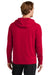 Sport-Tek ST562 Mens Flex Fleece Moisture Wicking Hooded Sweatshirt Hoodie Deep Red Model Back