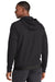 Sport-Tek ST570 Mens Strive PosiCharge Full Zip Hooded Sweatshirt Hoodie Black Model Back