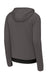 Sport-Tek ST570 Mens Strive PosiCharge Full Zip Hooded Sweatshirt Hoodie Graphite Grey Flat Back