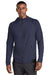 Sport-Tek ST570 Mens Strive PosiCharge Full Zip Hooded Sweatshirt Hoodie True Navy Blue Model Front