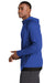 Sport-Tek ST570 Mens Strive PosiCharge Full Zip Hooded Sweatshirt Hoodie True Royal Blue Model Side