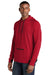 Sport-Tek ST571 Mens Strive PosiCharge Hooded Sweatshirt Hoodie Deep Red Model 3q