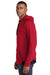 Sport-Tek ST571 Mens Strive PosiCharge Hooded Sweatshirt Hoodie Deep Red Model Side