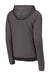 Sport-Tek ST571 Mens Strive PosiCharge Hooded Sweatshirt Hoodie Graphite Grey Flat Back