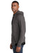 Sport-Tek ST571 Mens Strive PosiCharge Hooded Sweatshirt Hoodie Graphite Grey Model Side