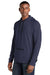 Sport-Tek ST571 Mens Strive PosiCharge Hooded Sweatshirt Hoodie True Navy Blue Model 3q