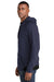 Sport-Tek ST571 Mens Strive PosiCharge Hooded Sweatshirt Hoodie True Navy Blue Model Side