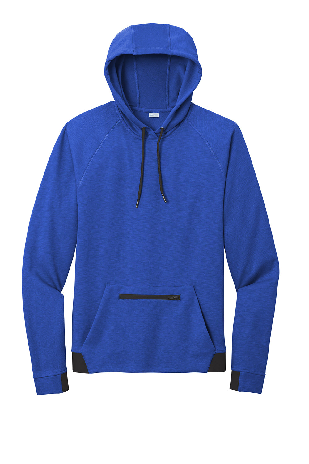 Sport-Tek ST571 Mens Strive PosiCharge Hooded Sweatshirt Hoodie True Royal Blue Flat Front