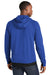 Sport-Tek ST571 Mens Strive PosiCharge Hooded Sweatshirt Hoodie True Royal Blue Model Back