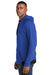 Sport-Tek ST571 Mens Strive PosiCharge Hooded Sweatshirt Hoodie True Royal Blue Model Side