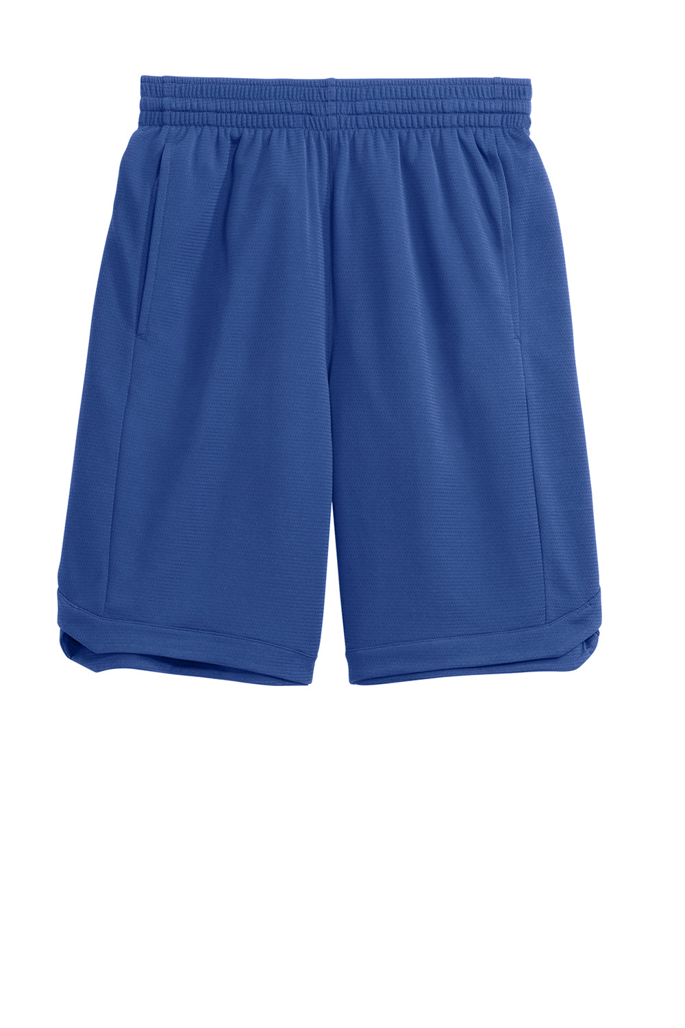 Sport-Tek ST575 Mens Position PosiCharge Shorts w/ Pockets True Royal Blue Flat Front