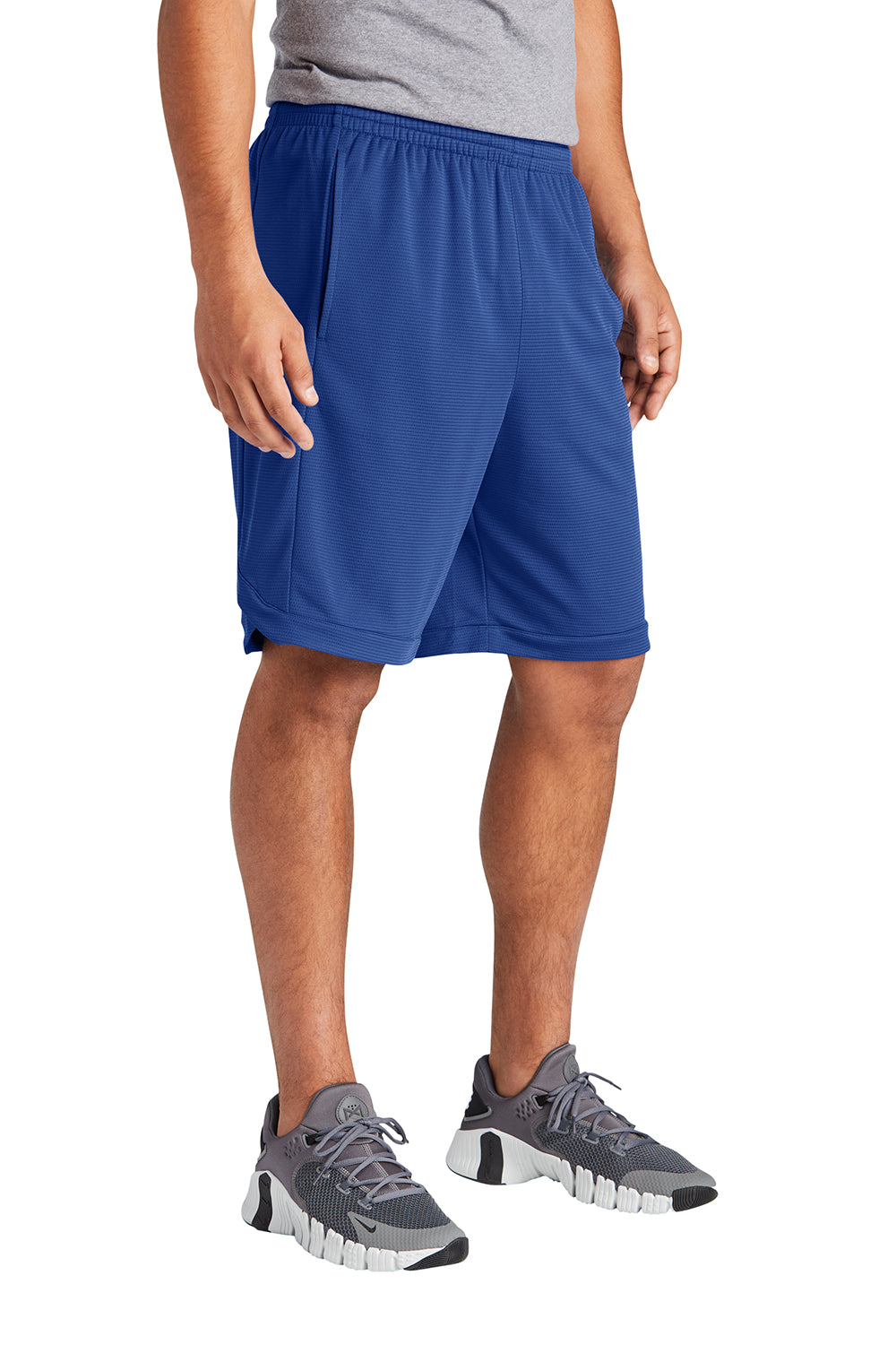 Sport-Tek ST575 Mens Position PosiCharge Shorts w/ Pockets True Royal Blue Model 3q