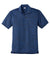 Sport-Tek ST590 Mens Electric Heather Moisture Wicking Short Sleeve Polo Shirt Dark Royal Blue/Black Electric Flat Front