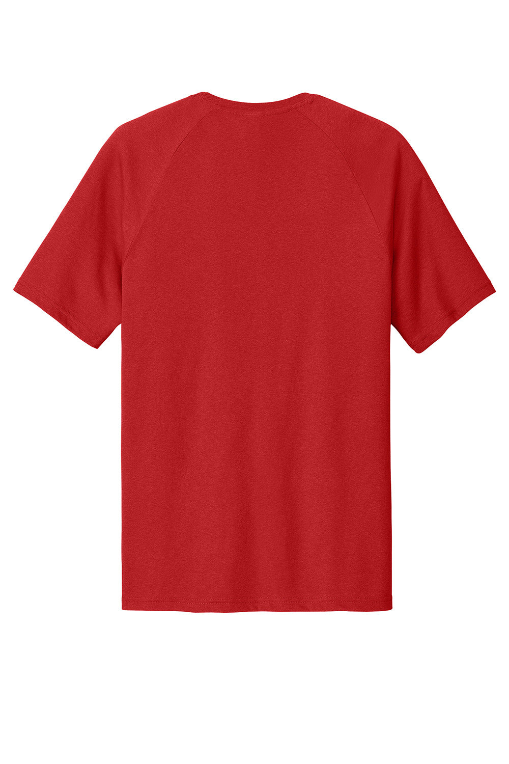 Sport-Tek ST6040 Mens Halftime Raglan Short Sleeve Crewneck T-Shirt Deep Red Flat Back