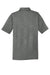 Sport-Tek ST630 Mens Tough Moisture Wicking Short Sleeve Polo Shirt Dark Smoke Grey Flat Back