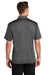 Sport-Tek ST630 Mens Tough Moisture Wicking Short Sleeve Polo Shirt Dark Smoke Grey Model Back