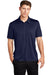 Sport-Tek ST630 Mens Tough Moisture Wicking Short Sleeve Polo Shirt True Navy Blue Model Front