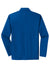 Sport-Tek ST640LS Mens RacerMesh Moisture Wicking Long Sleeve Polo Shirt True Royal Blue Flat Back