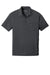 Sport-Tek ST640P Mens RacerMesh Moisture Wicking Short Sleeve Polo Shirt w/ Pocket Graphite Grey Flat Front