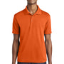 Sport-Tek Mens RacerMesh Moisture Wicking Short Sleeve Polo Shirt - Deep Orange - NEW