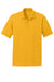 Sport-Tek ST640 Mens RacerMesh Moisture Wicking Short Sleeve Polo Shirt Gold Flat Front