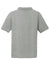 Sport-Tek ST640 Mens RacerMesh Moisture Wicking Short Sleeve Polo Shirt Heather Grey Flat Back