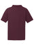 Sport-Tek ST640 Mens RacerMesh Moisture Wicking Short Sleeve Polo Shirt Maroon Flat Back