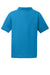 Sport-Tek ST640 Mens RacerMesh Moisture Wicking Short Sleeve Polo Shirt Pond Blue Flat Back