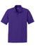 Sport-Tek ST640 Mens RacerMesh Moisture Wicking Short Sleeve Polo Shirt Purple Flat Front