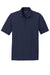 Sport-Tek ST640 Mens RacerMesh Moisture Wicking Short Sleeve Polo Shirt True Navy Blue Flat Front