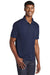 Sport-Tek ST640 Mens RacerMesh Moisture Wicking Short Sleeve Polo Shirt True Navy Blue Model 3q