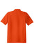 Sport-Tek ST650/TST650 Mens Sport-Wick Moisture Wicking Short Sleeve Polo Shirt Deep Orange Flat Back