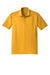 Sport-Tek ST650/TST650 Mens Sport-Wick Moisture Wicking Short Sleeve Polo Shirt Gold Flat Front