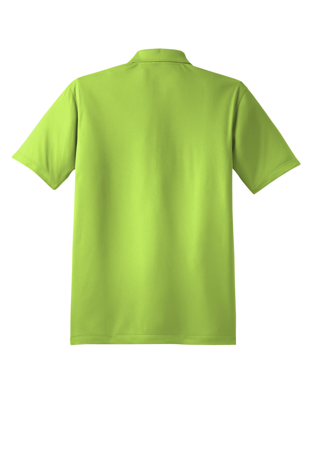 Sport-Tek ST650/TST650 Mens Sport-Wick Moisture Wicking Short Sleeve Polo Shirt Lime Shock Green Flat Back