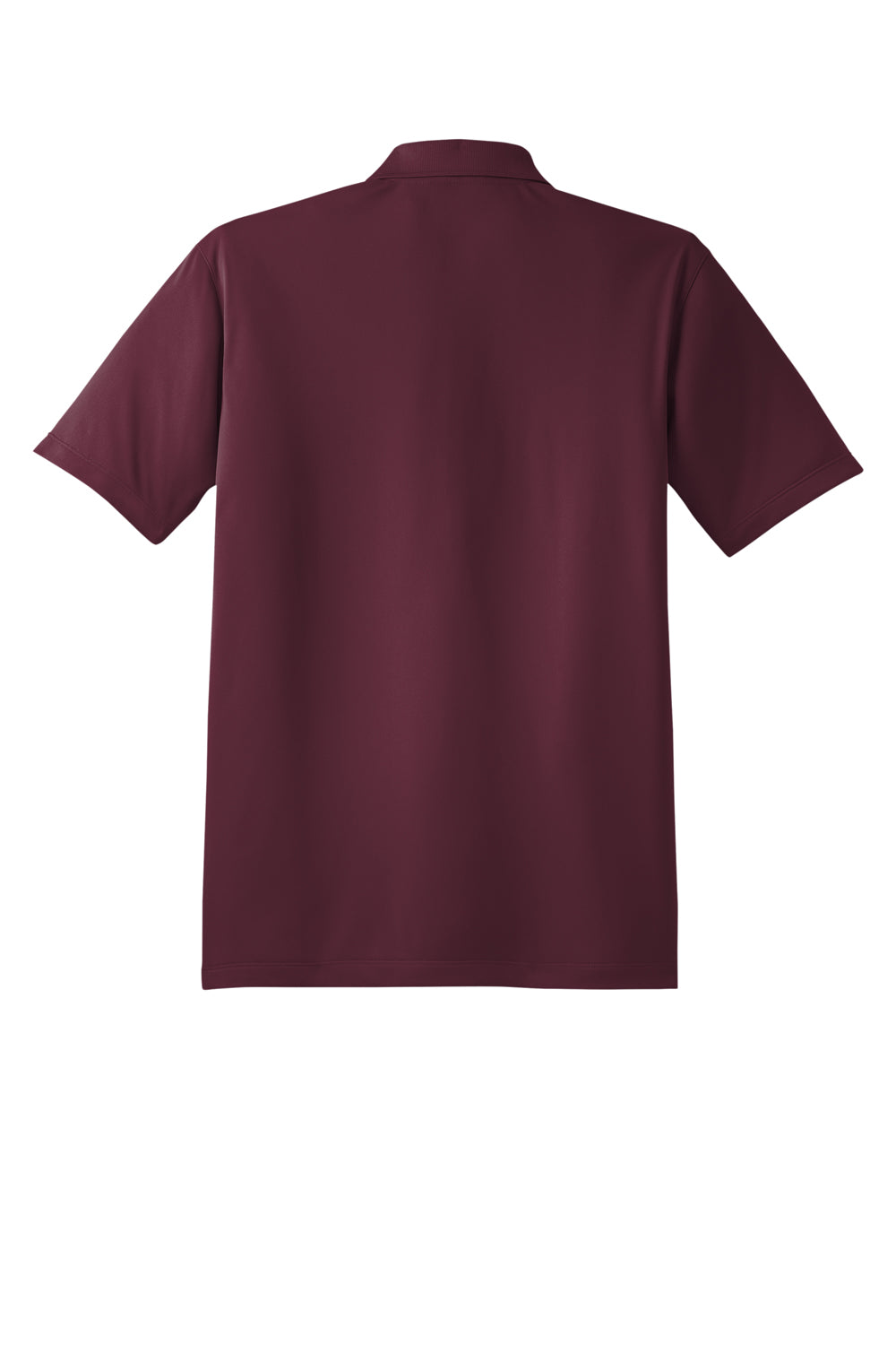 Sport-Tek ST650/TST650 Mens Sport-Wick Moisture Wicking Short Sleeve Polo Shirt Maroon Flat Back